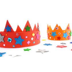 ?La couronne des Rois en caoutchouc souple DIY