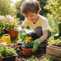 9 astuces et idées pour apprendre à jardiner à votre enfant au printemps