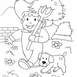 Coloriage de la ferme en ligne à imprimer