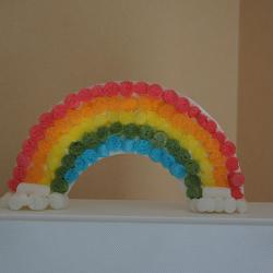 Une activité pour créer un joli arc-en-ciel en playmais. Les arcs-en-ciel sont très appréciés par les enfants en ce moment. Accompagnés de licornes, ils pourront décorer la chambre de vos enfants pour