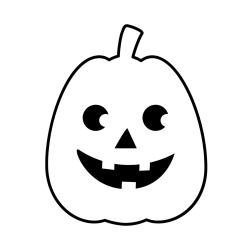 Coloriage d'une citrouille maternelle à imprimer avec Tête à modeler
