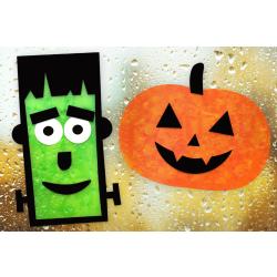 Aujourd'hui nous allons vous faire découvrir un tuto facile qui vous permettra de décorer vos fenêtres pour Halloween avec des feuilles en PVC et du papier de soie !Dans ce bricolage, les en