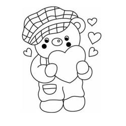 Coloriage ourson : retrouvez nos dessins à imprimer gratuitement avec des jolis oursons.