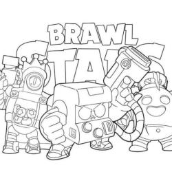 Coloriage Brawl Stars à imprimer