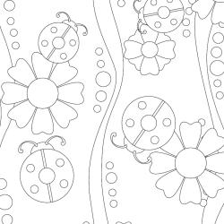 Dessin coccinelle : un coloriage de coccinelle à proposer aux enfants qui aiment ces petits insectes - Page 6