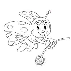 Dessin coccinelle : un coloriage de coccinelle à proposer aux enfants qui aiment ces petits insectes - Page 8