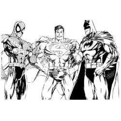 coloriages de supers heros