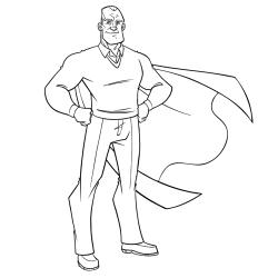 Voici un dessin de Grand Père à imprimer gratuitement. Un coloriage pour tous les enfants qui adorent leur papi. Page 10