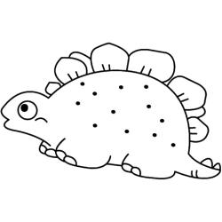 Un coloriage à imprimer gratuitement pour donner à vos enfants. Coloriage sur le thème des dinosaures.