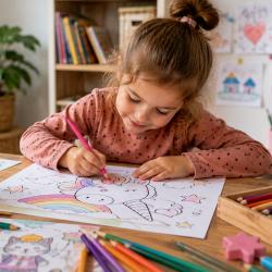 Comment apprendre à colorier sans dépasser ? Tenue du crayon, gestes et techniques : nos conseils pour aider les enfants à progresser en coloriage.
