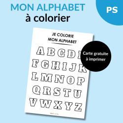 Alphabet à colorier : une nouvelle activité facile pour apprendre les lettres