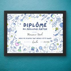 Imprimez le diplôme du meilleur maître