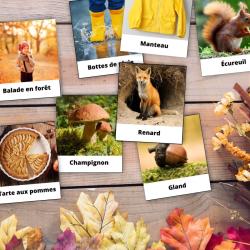 Notre imagier de l'automne à imprimer gratuitement