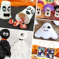 Le soir d'Halloween, tous les fantômes sont de sortie ! retrouvez vite des bricolages faciles à faire autour des fantômes. Les fantômes d'Halloween viendront décorer la maison le jour d'Halloween.