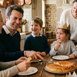 Galette des Rois : faut-il tricher pour donner la fève à l’enfant ? Psychologues et éducateurs répondent. Un geste bienveillant… ou un apprentissage manqué ? copie