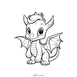 Coloriez un magnifique portrait de dragon pour développer les compétences artistiques de vos enfants. Disponible gratuitement, prêt à imprimer et colorier.