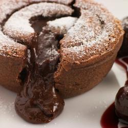 fondant chocolat noir