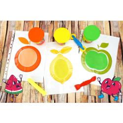 Fruits en pâte à modeler