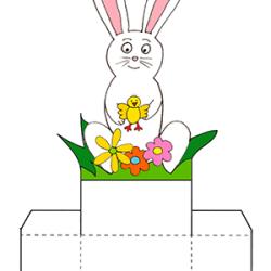 Les gabarits et les modèles à imprimer pour les bricolages de Pâques. Retrouvez les gabarits pour réaliser les poules, les lapins, les paniers ou les décorations des oeufs de Pâques. Retrouvez aussi d