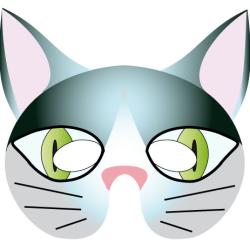 Les gabarits à imprimer pour faire les masques Tête à modeler. Les gabartis sont à imprimer, découper et à reproduire sur du papier de couleur comme indiqué dans les explications.