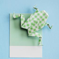 Voici le tuto de la grenouille sauteuse en origami. Découvrez vite comment réaliser un grenouille sauteuse en origami.