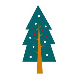 Image de Noel gratuite : Planche d'images de Noel pour les enfants : images de sapins de Noël