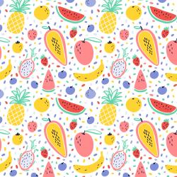 Couverture de carnet à imprimer gratuitement avec des motifs de fruits pour personnaliser les carnets et cahiers. Une manière de ne jamais se lasser de ses cahiers et carnets.