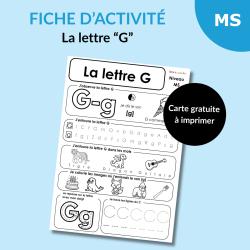 Lettre A en Moyenne Section (MS) : fiche d'activité à imprimer