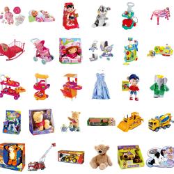 Imprimer la planche de jouets. Une planche de jouet à imprimer pour aider votre enfant à faire sa liste au père noel