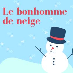Imprimer la poésie "bonhomme de neige"  Une poésie acrostiche et devinette ou les mots à découvrir est écrit avec les premieres lettres des vers . Une poésie à imprimer et à colorier