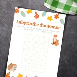 Imprimez le jeu de labyrinthe et demandez à votre enfant d'aider la maman araignée à traverser la feuille pour rejoindre sa toile . Attention en chemin elle doit récupérer tous ses petits en traversan