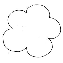 Imprimer le modèle de fleur pour fabriquer un pot de fleurs de printemps