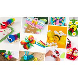 Des idées de coloriages ou de bricolages autour des insectes. Le jeu est une façon d'éveiller l'interet de votre enfant sur les insectes et de lui faire découvrir de nouvelles choses.