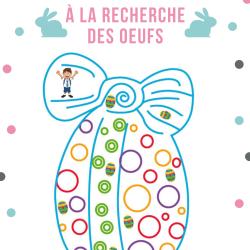 Jeu de labyrinthe gratuit à imprimer -  Il faut tracer le chemin à l'interieur du labyrinthe en forme d'oeufs , qui permet de trouver tous les oeufs de Pà¢ques..