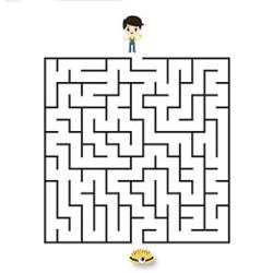 Un jeu de labyrinthe à imprimer sur le thème du carnaval