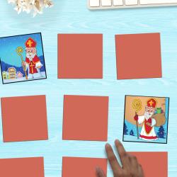 Fabriquer un Jeu de mémoire de Saint - Nicolas