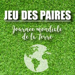 Jeu des paires pour la journée mondiale de la terre le 22 avril. Ce jeu des paires est accessibles aux maternelles et ne nécessite que peu de matériel. Ce jeu permettra aux enfants de prendre conscien