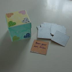 tuto pour bricoler avec les enfants une boîte aux messages secrets pour la fête des pères