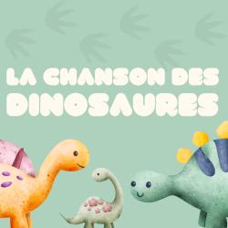 La chanson des dinosaures : les paroles de la comptine avec la fiche à imprimer et la chanson à écouter. Découvrez cette jolie chanson sur les dinosaures à chanter en familles avec les enfants, de la