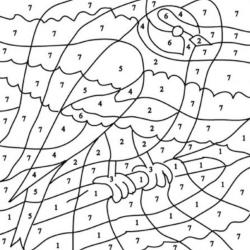 Dessin à découvrir sous le coloriage magique 25