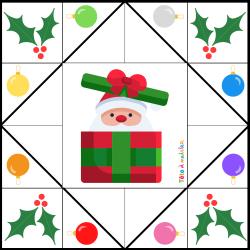 Imprimer gratuitement la cocotte en papier de Noël à compléter afin de passer des moments très drôles à Noël. Trouvez des défis et des gages à écrire sur cette cocotte vide afin de vous amuser durant 
