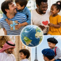 La Fête des Pères dans le monde est un événement majeur. Néanmoins, elle ne tombe pas à la même date pour tous les pays et les traditions différent également beaucoup. Petit tour d'horizon !