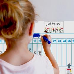 Poutre du temps Montessori à imprimer gratuitement. Imprimez un PDF de la poutre du temps aussi appelé poutre temporelle ou frise temporelle tiré de la pédagogie de Maria Montessori.