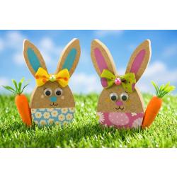Lapin de Pâques en bois
