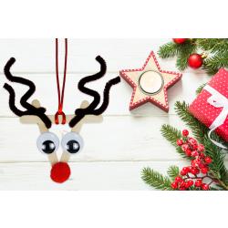 Retrouvez un tuto pour faire un joli renne de Noël en bâtonnets et proposez aux enfants de fabriquer Rudolphe, le renne
