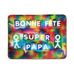 Activité de bricolage pour réaliser un tapis de souris pour la Fête des pères