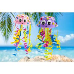Les petites méduses multicolores