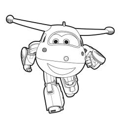 Coloriages gratuits des héros de Super Wings