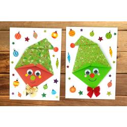Découvrez un pliage facile qui permettra aux enfants de fabriquer des lutins de Noël trop mignons ! Pour compléter l'activité les enfants utiliseront des gommettes pour apporter de belles touches de c