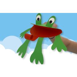 Que diriez-vous de fabriquer cette petite marionnette grenouille avec vos loulous ? Une activités parfaite à faire avec les enfants. C'est facile et vous n'aurez besoin que de feuilles